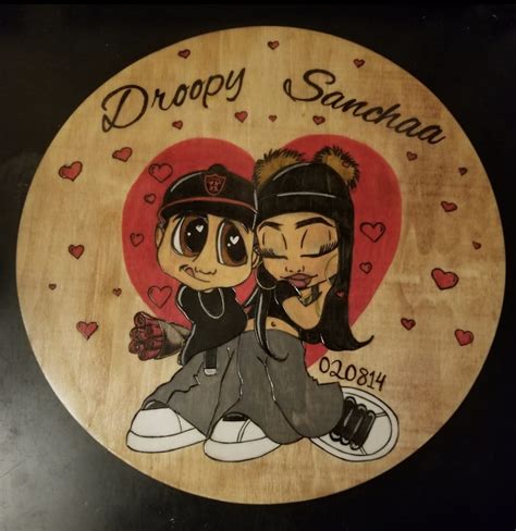 Custom Cartoon Couple Chicano Love Chicano Love Heartanniversary