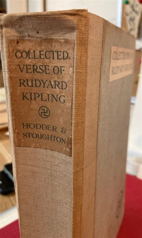 Collected Verse Of Rudyard Kipling First Edition Royal Octavo By