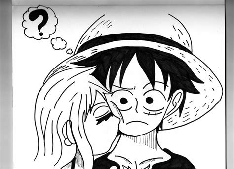 Luffy And Nami Kissing