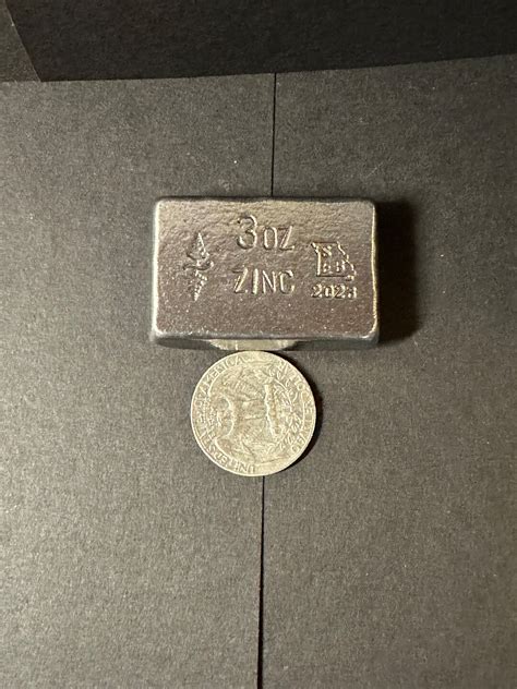 3 Oz Hand Poured Zinc Baringot Swamp East Bullion Etsy