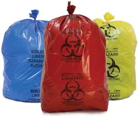 Ajaya Enterprises Biohazard Bio Medical Waste Bag 21x24 Inch Red 10