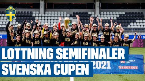 Live Semifinals Lottning Svenska Cupen Damer Youtube