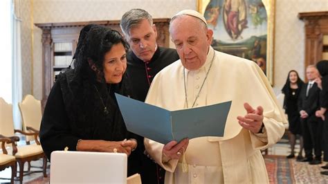 Papa priti Presidenten e Gjeorgjisë në Vatikan Vatican News