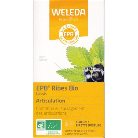 EPB extrait de plantes Bio Articulation Weleda à base de Cassis