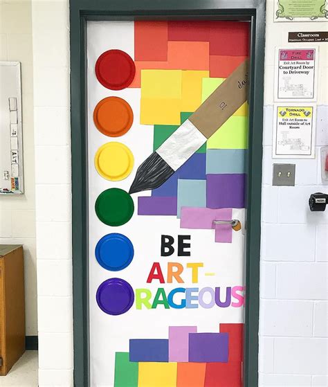 Art Classroom Door Decorations