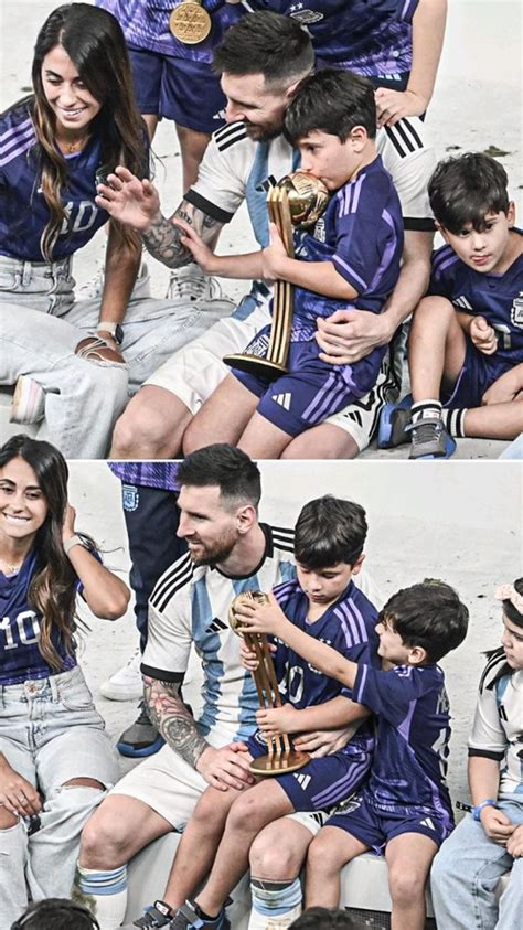 Lionel Messi and his family 🥹 ️