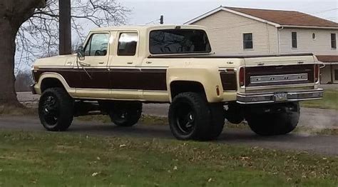 1979 Ford F 350 4x4 Crew Cab With American Force Dually Stars Ford Daily Trucks Trucks Ford