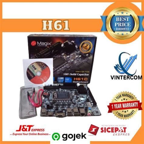 Jual Motherboard MAGIX H61 LGA 1155 Shopee Indonesia