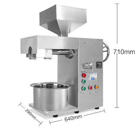 Commercial Oil Extractor Automatic Oil Press Machine Cold Heat Coconut