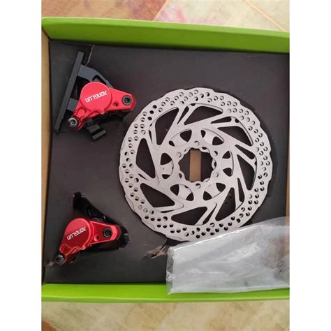 Bike Hydraulic Disc Brake Caliper Rotor Flat Mount Shopee Philippines