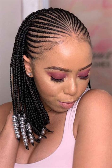 Shoulder Length Cornrow Hairstyles Shoulder Length Box Braids With