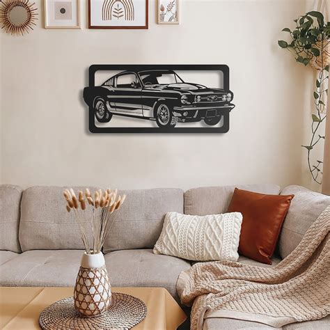 Ford Mustang Metal Wall Art Unique Ford Mustang Wall Decor For Living