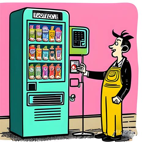 Vending Machine Cartoon Arthub Ai