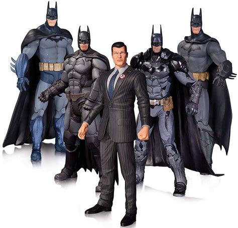 Batman Arkham Series Arkham Batman 6.7 Action Figure 5-Pack DC