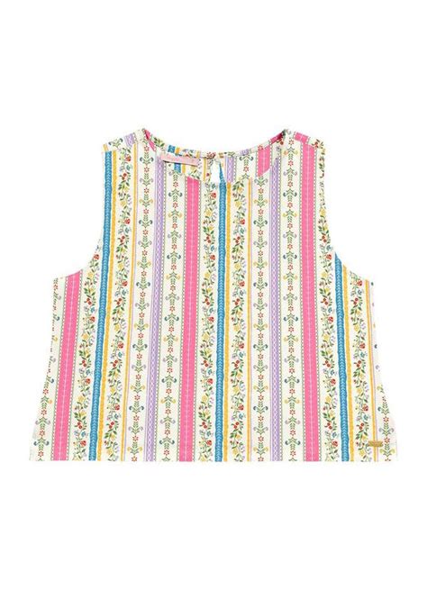 Blusa Regata Viscose Bege Angel