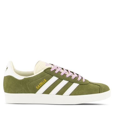 Adidas Originals Gazelle Womens Focus Olive White Hype DC