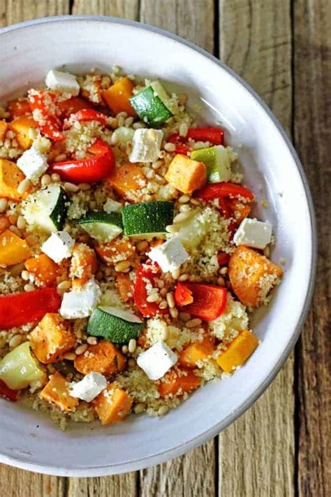 Roast Vege Couscous Salad - The Kiwi Country Girl