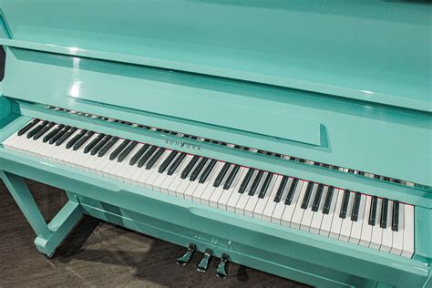 Sonnova U48 Studio Upright Piano 48 St Lucia Blue Upright Pianos