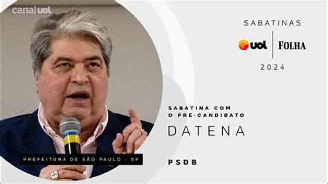 Jos Luiz Datena Pr Candidato Do Psdb Prefeitura De S O Paulo Ao