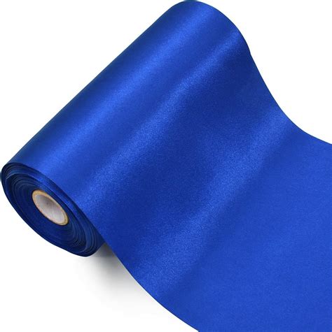 Amazon Toniful Inch X Yd Wide Royal Blue Satin Ribbon Solid