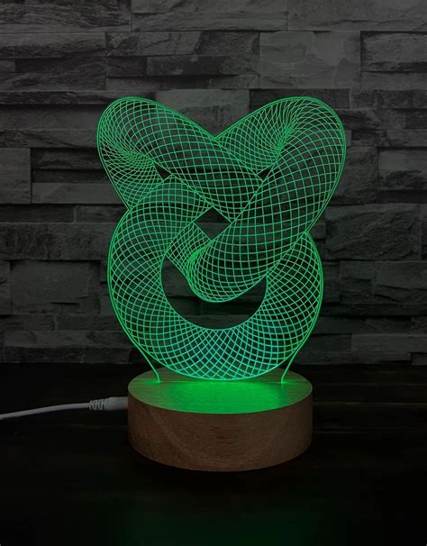 Ilusión 3D 3d light Laser art Lamp