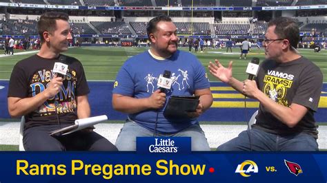 Los Angeles Rams Digital Pregame Show at SoFi Stadium: Rams offense ...