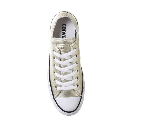 Converse All Star Low Leather New Gold Unisex Sports