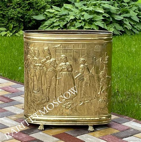 Винтаж: Зонтовница зонтница антикварная подставка трость медь латунь ...