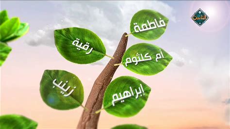 شجرة عائلة الرسول صلى الله عليه وسلم Shajara