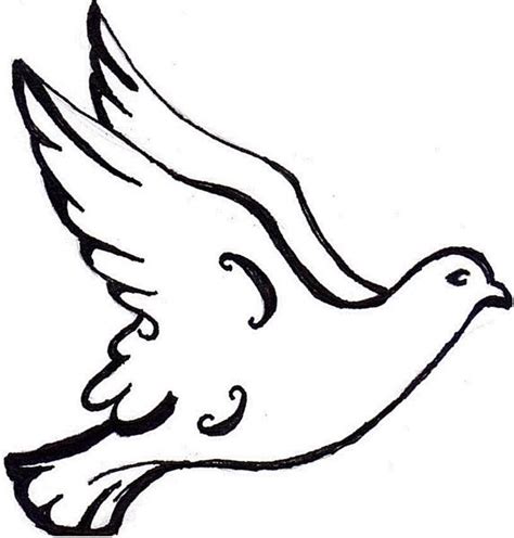 Holy Spirit Dove Tattoo - Cliparts.co