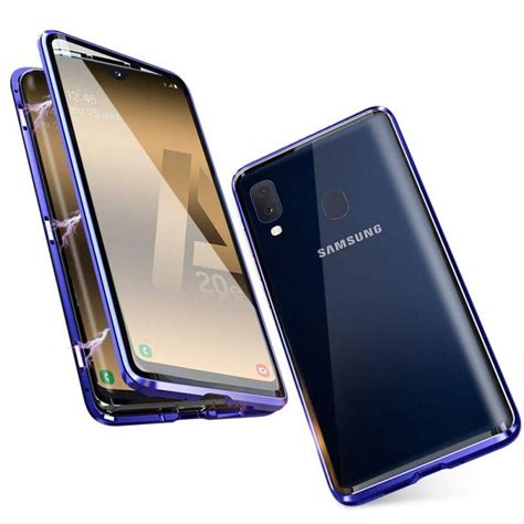 Husa Magnetica 360 Cu Sticla Fata Spate Pentru Samsung Galaxy A20e