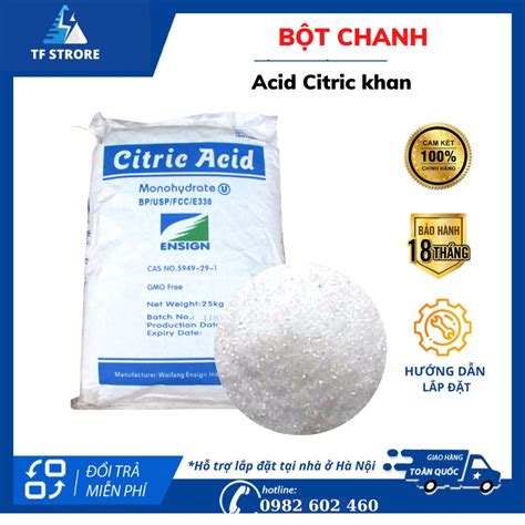 Citric axit Khái niệm tính chất và ứng dụng trong đời sống