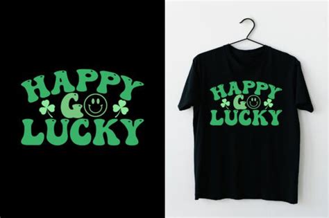 Happy Go Lucky Retro SVG Graphic By Rajibstore 987 Creative Fabrica