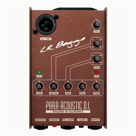 L R Baggs Para Acoustic Di Preamp Arco Music