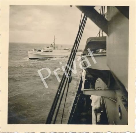 Foto Wk Ii Wehrmacht Schnellboot Flottille Im Haff Ostsee L Eur