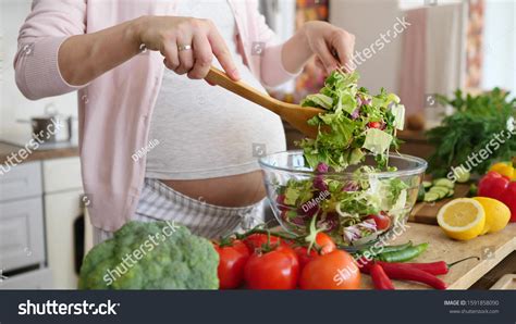 Pregnancy Diet Nutrition Concept Pregnant Woman Stock Photo 1591858090 ...