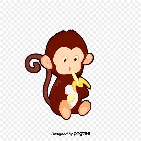 Free Clipart Monkey Banana