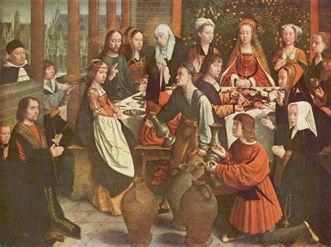 The Marriage At Cana C1500 C1503 Gerard David