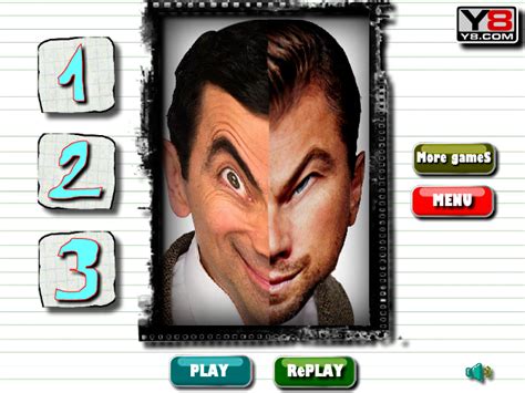 Funny Mr Bean Face - Play Online on Flash Museum 🕹️