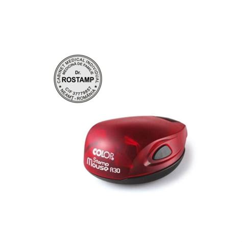 Stampila Medic Colop Mouse R30 Diametru 30mm RoStamp