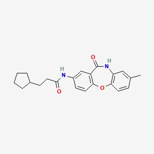 3 Cyclopentyl N 8 Methyl 11 Oxo 10 11 Dihydrodibenzo B F 1 4 Oxazepin