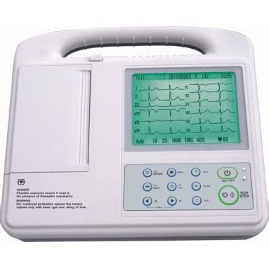 Digital Six Channel ECG Machine