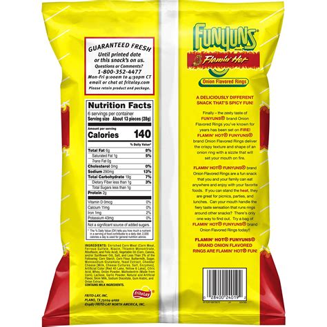 Funyuns Flamin Hot Onion Flavored Rings Oz Buy Online In Bahamas At Desertcart