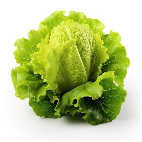 Premium AI Image Lettuce Illustration Crisp Vegetable