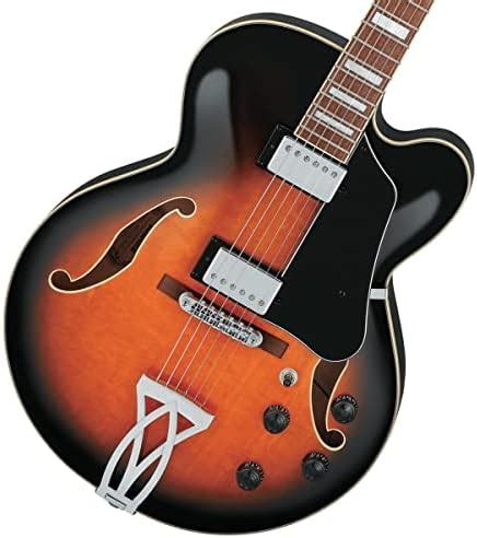 Ibanez AF75BS Guitare électrique acoustique creuse finition sunburst