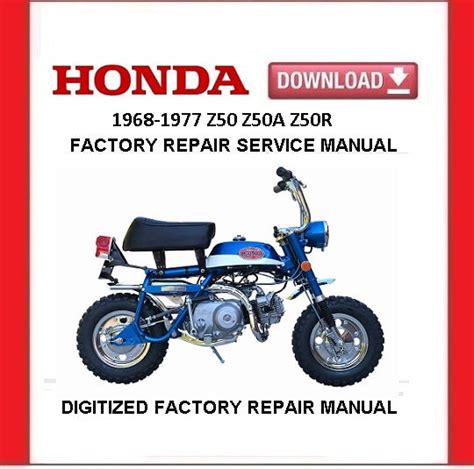 1968 1981 Honda Z50 Z50a Z50r Factory Service Repair Manual Pdf