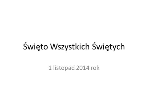 Wi To Wszystkich Wi Tych Ppt Pobierz