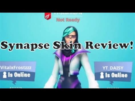 Fortnite Synapse Skin Review YouTube