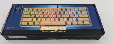 Bugha Limited Edition Gold Led 60 Gaming Keyboard New In Box Ebay