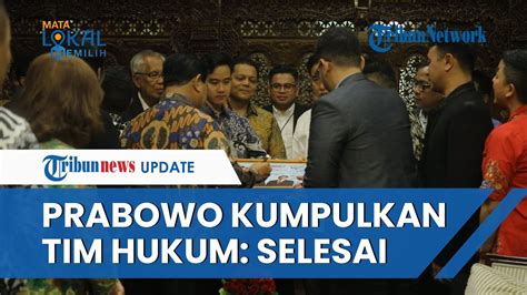 Prabowo Gibran Kumpulkan Tim Hukum Seusai Menang Dalam Putusan MK Saya